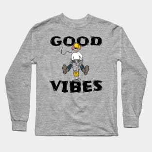 Good Vibes Construction Worker Long Sleeve T-Shirt